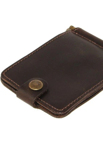 Зажим для денег DNK Зажим-H мелочь col.F коричневый DNK Leather (253933413)