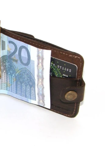 Зажим для денег DNK Зажим-H мелочь col.F коричневый DNK Leather (253933413)