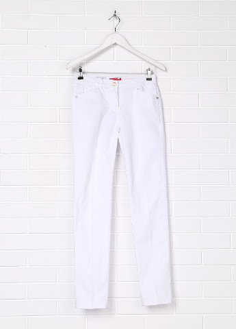 Белые кэжуал демисезонные зауженные брюки Heach Dolls