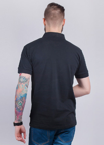 Черная футболка-поло для мужчин Time of Style