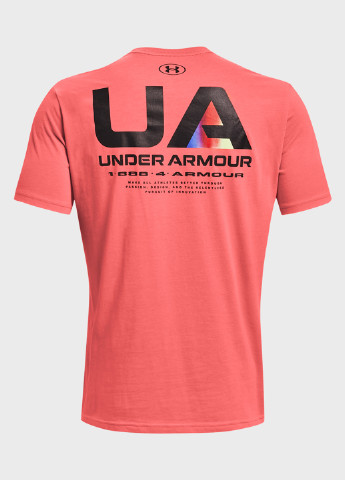 Светло-красная футболка Under Armour