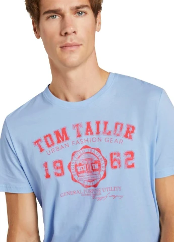 Блакитна футболка Tom Tailor
