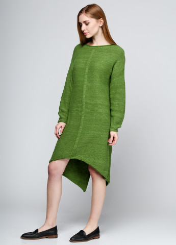Зелена кежуал плаття, сукня Dins Tricot