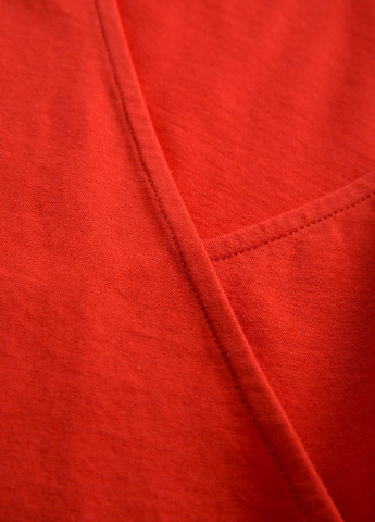 Красная демисезонная блуза на запах Orsay