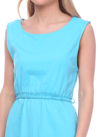 Голубое кэжуал платье Sprider