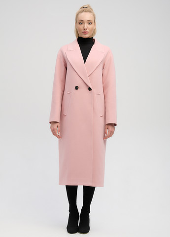 Светло-розовое демисезонное Пальто оверсайз CHIUAS