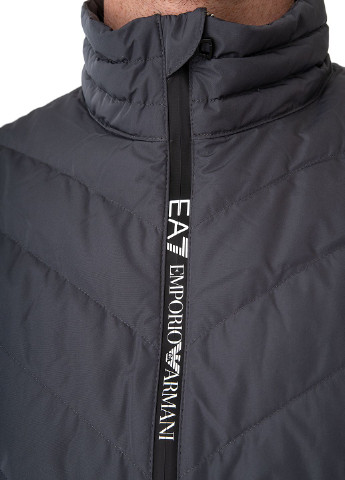 Сіра демісезонна куртка ARMANI EA7