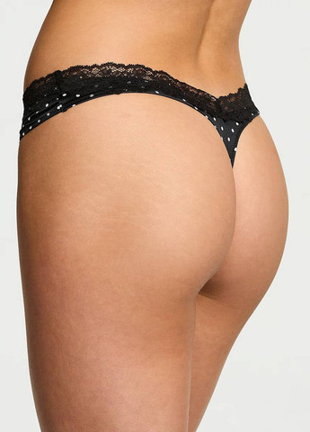 Чорний демісезонний комплект (бюстгальтер, трусики) Victoria's Secret