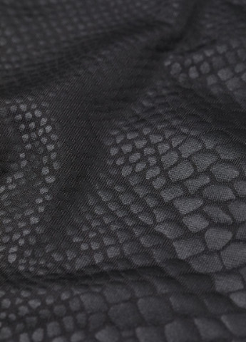 Черные демисезонные леггинсы с узором «кожа питона» черный H&M