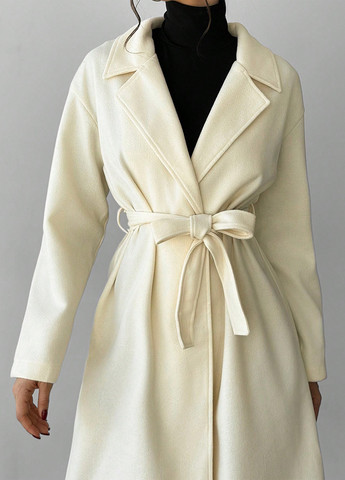 Кремовое демисезонное Пальто SHEIN