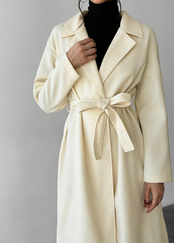 Кремовое демисезонное Пальто SHEIN