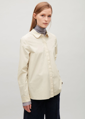 Светло-бежевая демисезонная блуза Cos