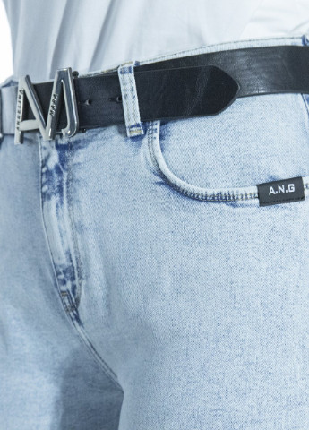 Джинси MOM жіночі світло-блакитні MOM (Conic fit) Angelina Mara - (251718428)