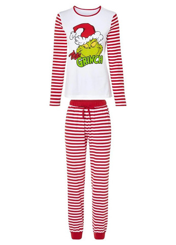 Красная всесезон пижама (лонгслив, брюки) лонгслив + брюки Esmara