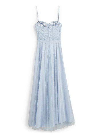 Блакитна святковий сукня кльош C&A однотонна