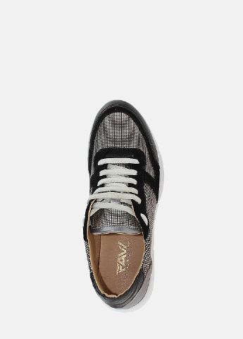 Серебряные демисезонные кроссовки rf09310 серебро-черный Favi