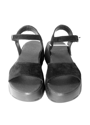 Черные босоножки Mila с ремешком с логотипом