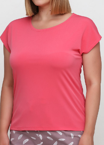 Розовая летняя футболка Трикомир