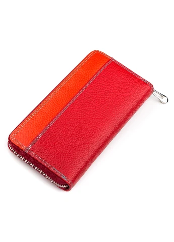 Жіночий шкіряний гаманець 19х10х3 см st leather (229459287)
