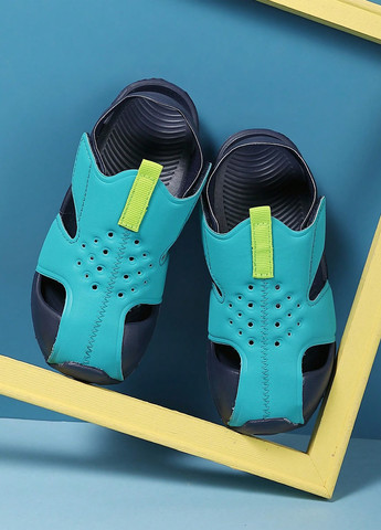 Цветные кэжуал, пляжные сандалии SHEIN на липучке