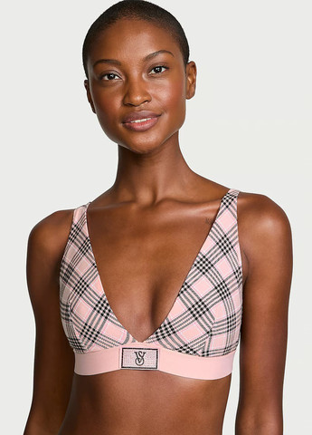 Розовый демисезонный комплект (бюстгальтер, трусики) Victoria's Secret