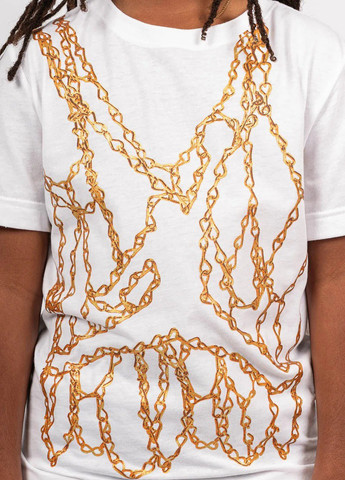 Белая летняя футболка Nike