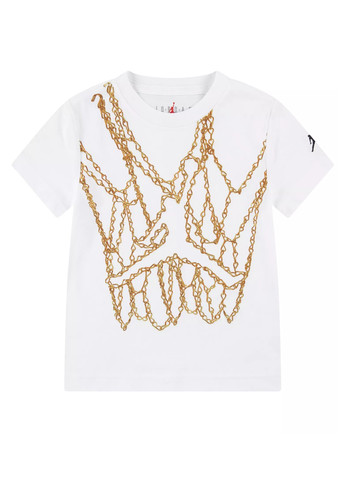 Белая летняя футболка Nike