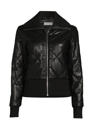 Чорна демісезонна куртка Calvin Klein