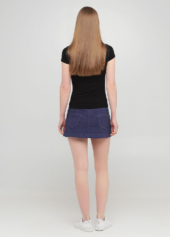 Фиолетовая джинсовая однотонная юбка Killah а-силуэта (трапеция)