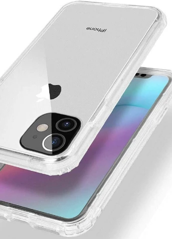 Чохол TPU + PC Full Body з захистом 360 для Apple iPhone 12 mini (5.4 ') Прозорий (is_00000039081_1) Epik (229728209)