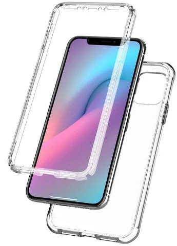 Чохол TPU + PC Full Body з захистом 360 для Apple iPhone 12 mini (5.4 ') Прозорий (is_00000039081_1) Epik (229728209)