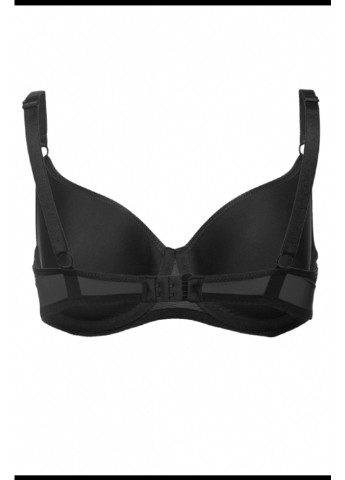 Чорний бюстгальтер soft-bra без push-up чорний з тонкого формованого матеріалу монофліт (spacer) l1510a calla Luna