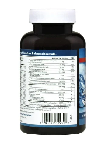 Мультивітаміни і Мінерали з Омега-3, Fish Oil Multi, Carlson, 60 желатинових капсул Carlson Labs (255410461)