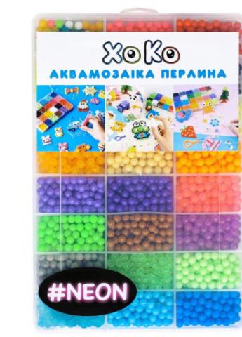 Набір для творчості Аквамозаіка Перлина 5500 Neon (XK-PRL-55GD) XoKo (202373970)