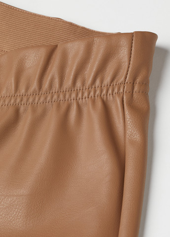 Темно-бежевые кэжуал демисезонные зауженные брюки H&M