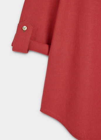 Бордовая кэжуал рубашка однотонная Parfois