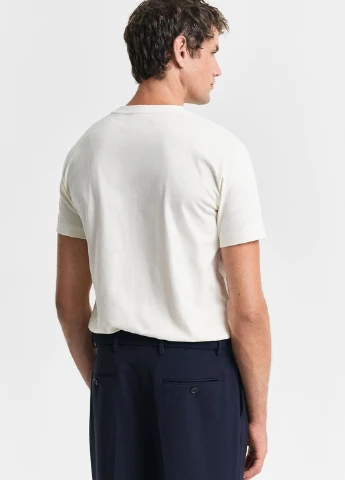 Бежевая футболка Gant
