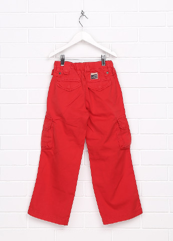Красные кэжуал демисезонные прямые брюки Mason's