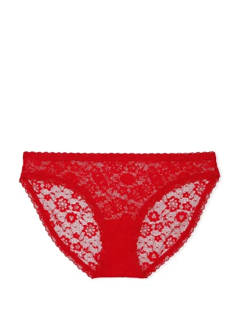 Красный демисезонный комплект (бюстгальтер, трусики) Victoria's Secret