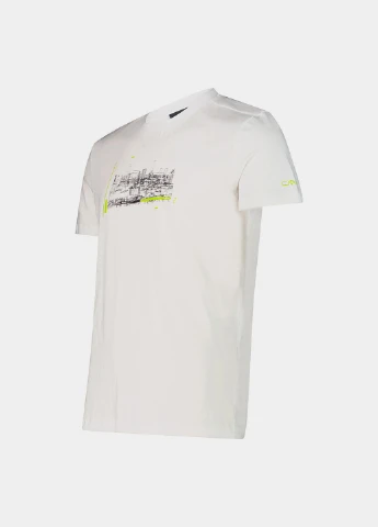 Біла футболка CMP MAN T-SHIRT