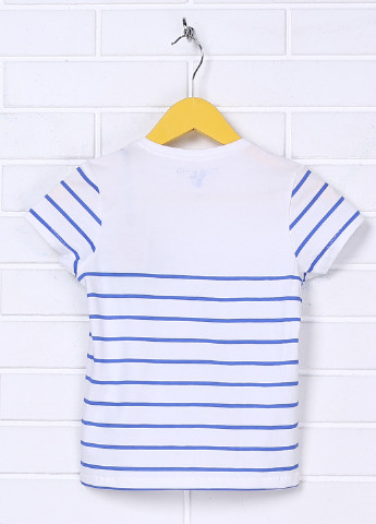 Белая летняя футболка с коротким рукавом Street Gang