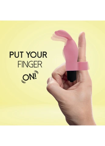Вибратор на палец Magic Finger Vibrator Pink FeelzToys (252297617)