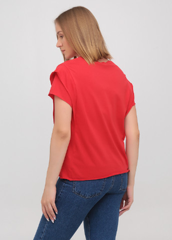 Красная летняя футболка Alcott