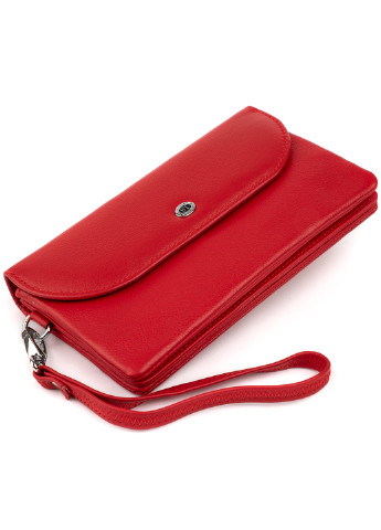 Жіночий шкіряний гаманець-клатч 19х9,5х2,5 см st leather (252131421)