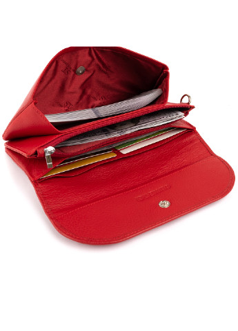 Жіночий шкіряний гаманець-клатч 19х9,5х2,5 см st leather (252131421)