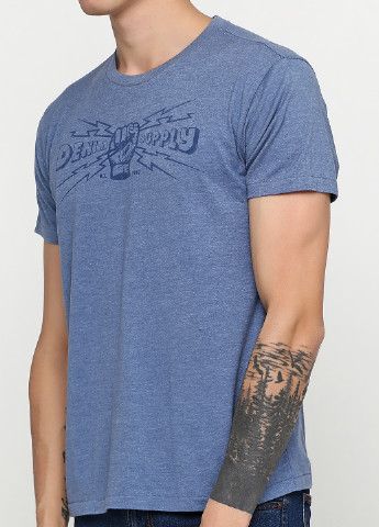Серо-синяя футболка Ralph Lauren