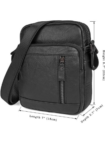 Чоловіча шкіряна сумка 18х22х7 см Vintage (229460900)