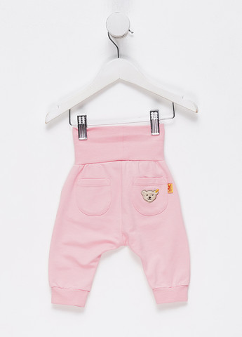 Розовые домашние, повседневный демисезонные брюки Steiff