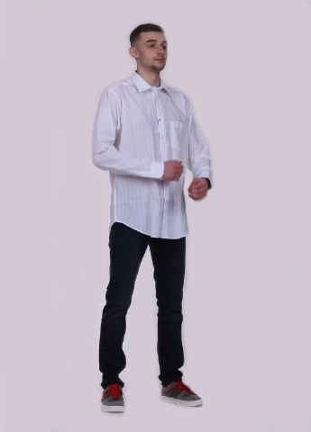 Белая рубашка однотонная Zegna