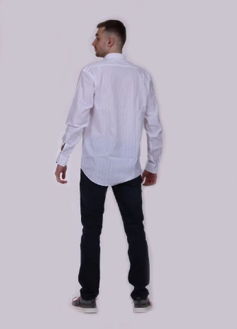 Белая рубашка однотонная Zegna